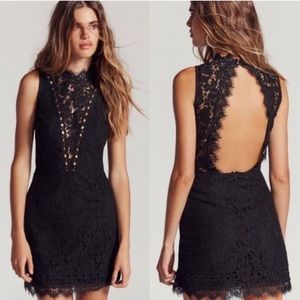 Free People Cherie Lace Bodycon Mini Dress